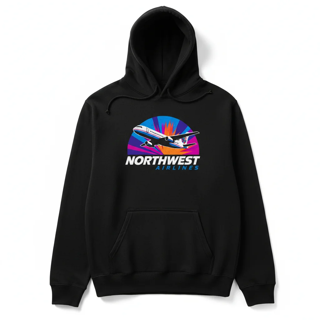 Northwest Airlines Legacy Tee | Vintage Aviation Art Apparel