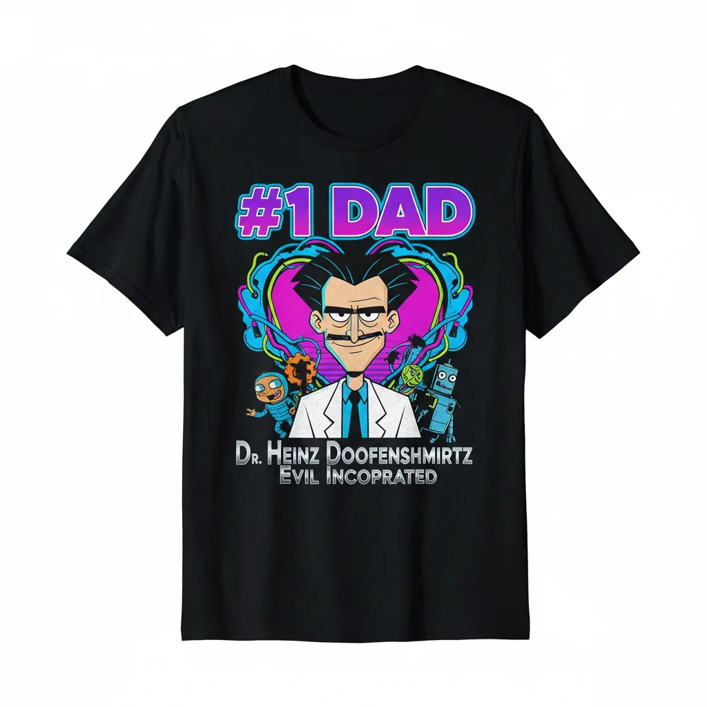 Dr. Doofenshmirtz #1 Dad Art Tee | Premium Soft Unisex Shirt