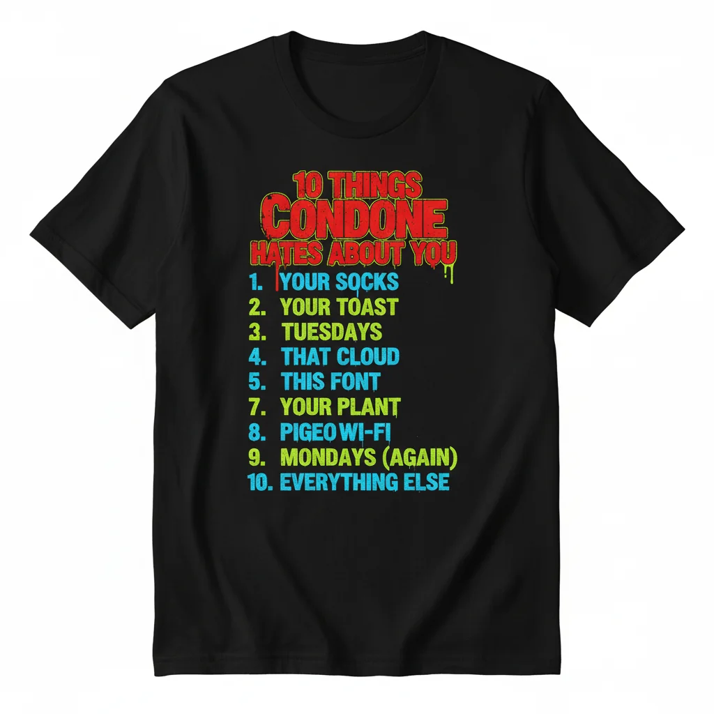 Condone Hates About You – Street Tee