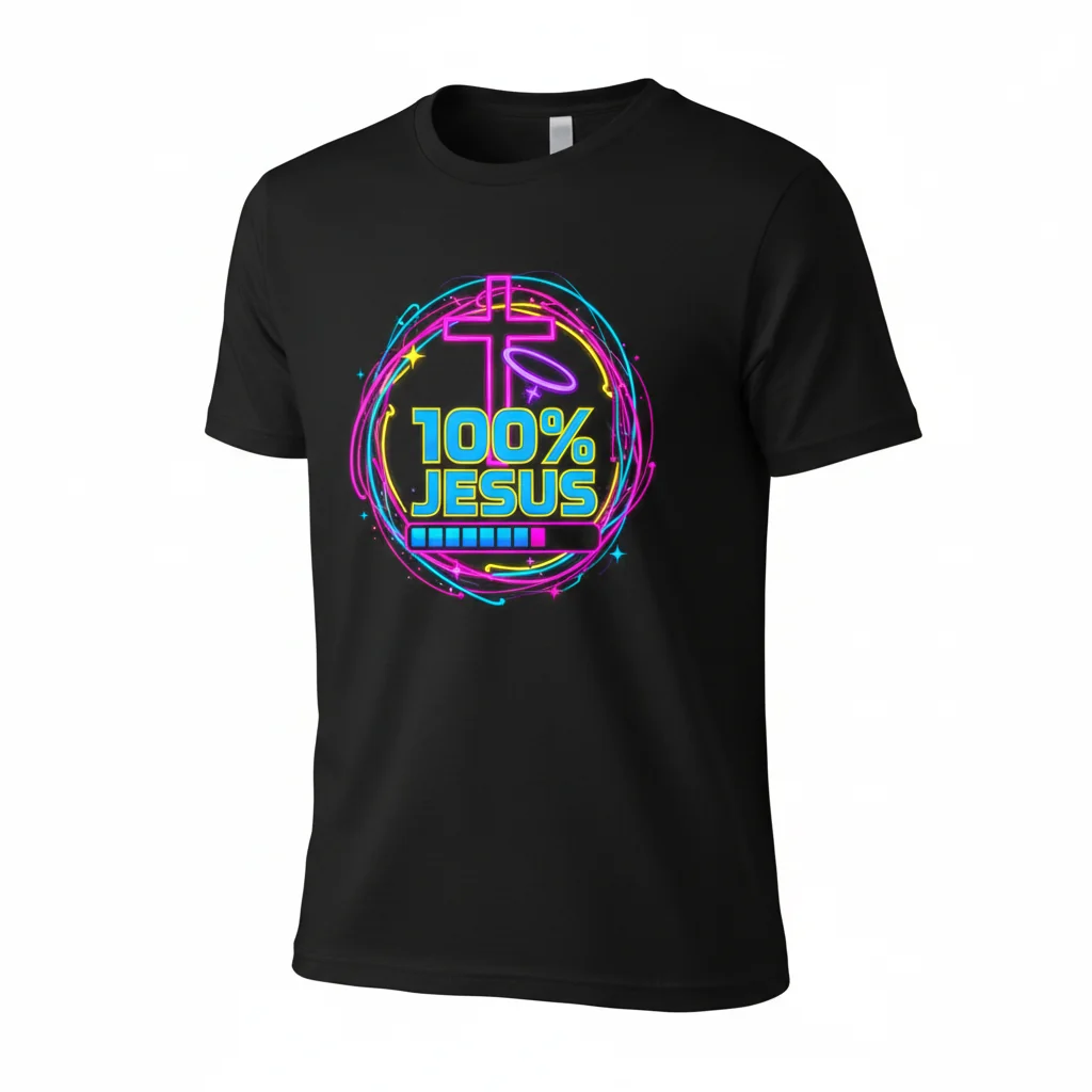 100% Jesus Essential T-Shirt - Faith-Inspired Apparel