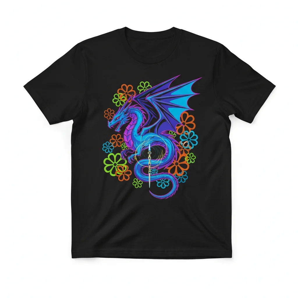 12th Doctor Negative Flower Essential T-Shirt – Perfect Dragon Gift