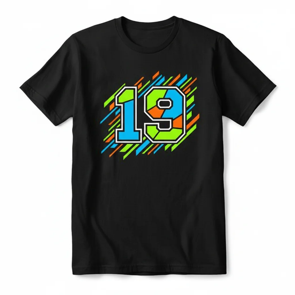 19 Jersey Number 19 Sports Essential T-Shirt - Premium Ring-Spun Cotton