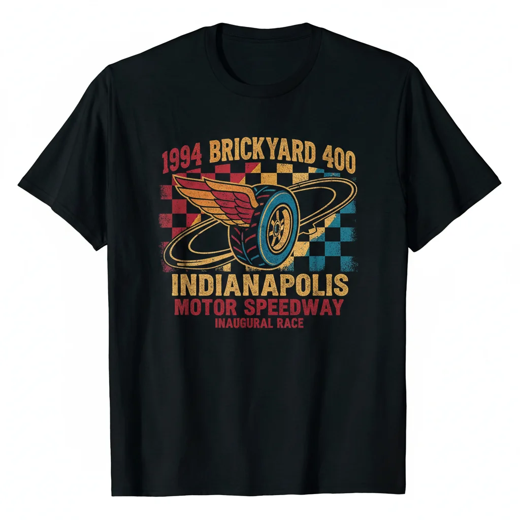 Vintage 1994 Brickyard 400 Indianapolis Shirt | Durable Racing Graphic Tee
