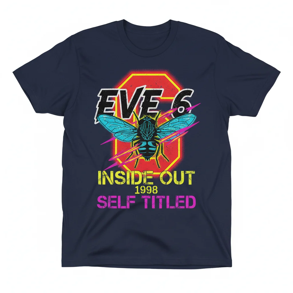Vintage 1998 Eve 6 Self-Titled Inside Out Era Band T-Shirt – Essential Collector's Tee