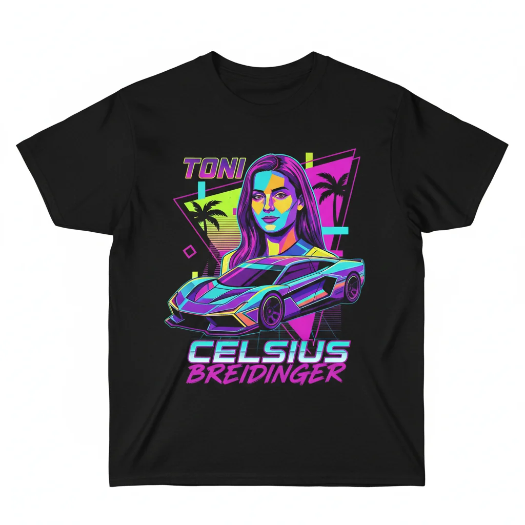Toni Breidinger 2025 Celsius Racing Car Fan T-Shirt