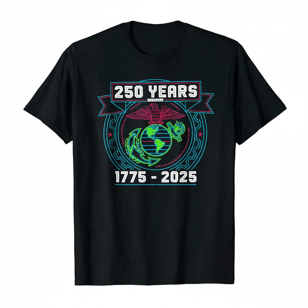 250th USMC Birthday Marine Corps Anniversary 1775-2025 Shirt