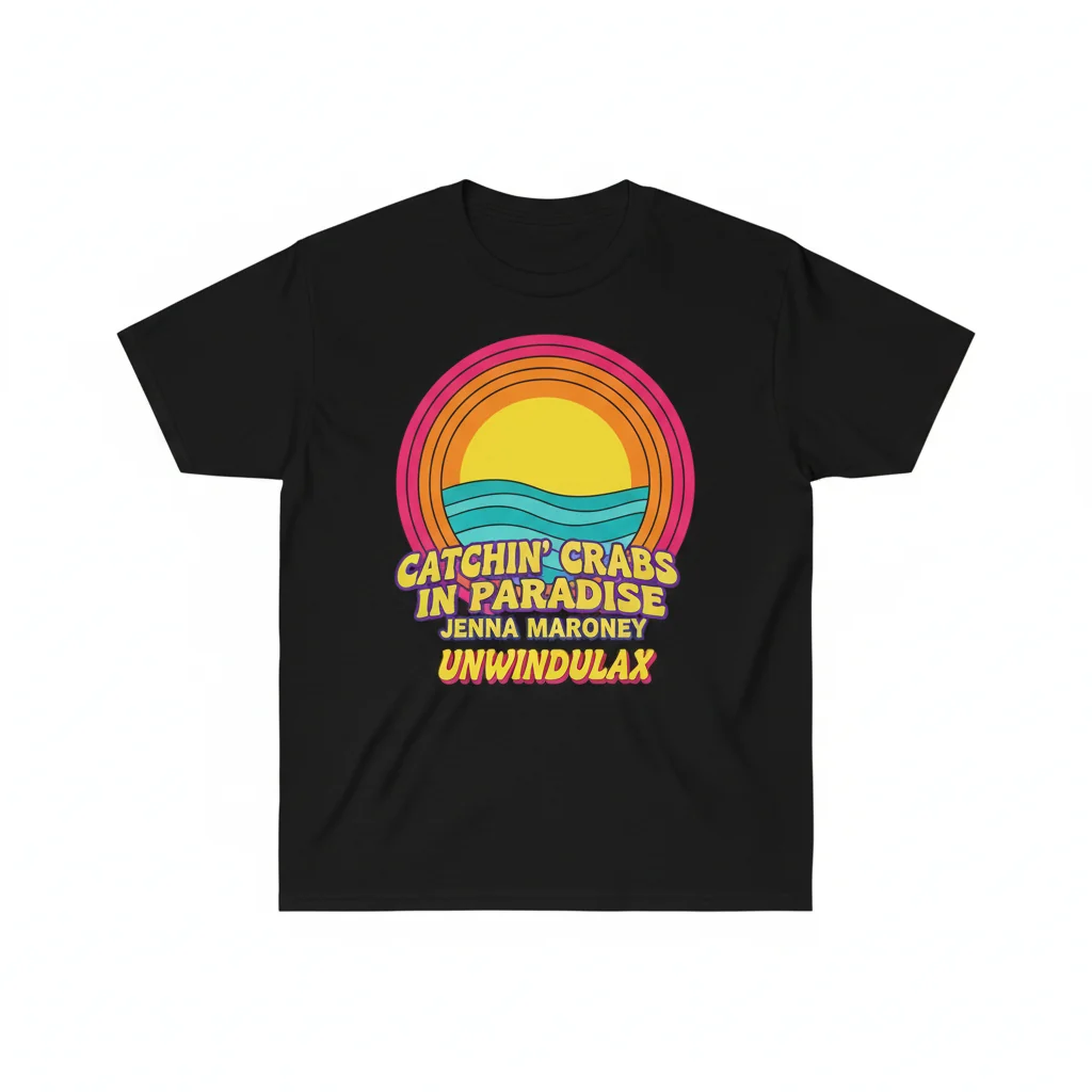 Jenna Maroney Unwindulax 'Catchin' Crabs in Paradise' 30 Rock T-Shirt