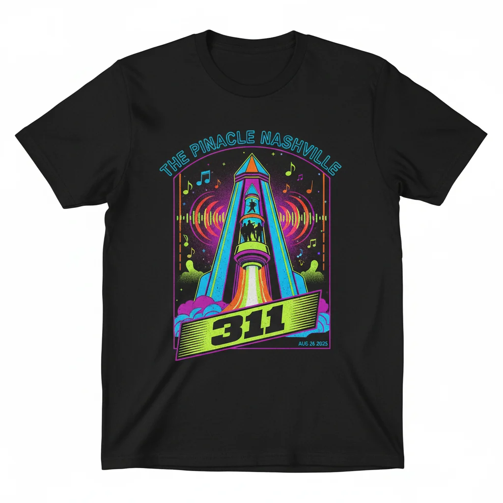 311 Band The Pinnacle Nashville Tour Tee – Premium Comfort & Lasting Style