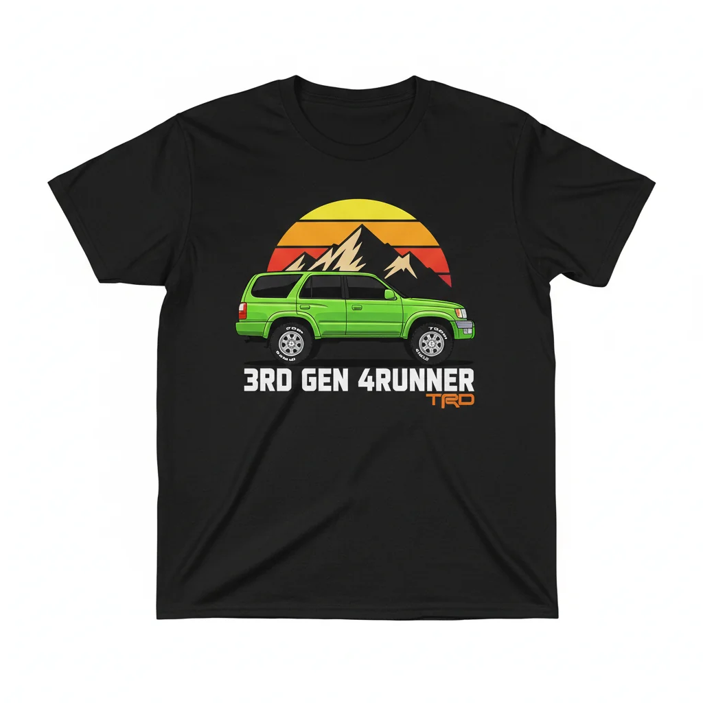 Toyota 4Runner TRD Pro (3rd Gen) – Premium Green T-Shirt | Fade-Resistant & Pre-Shrunk