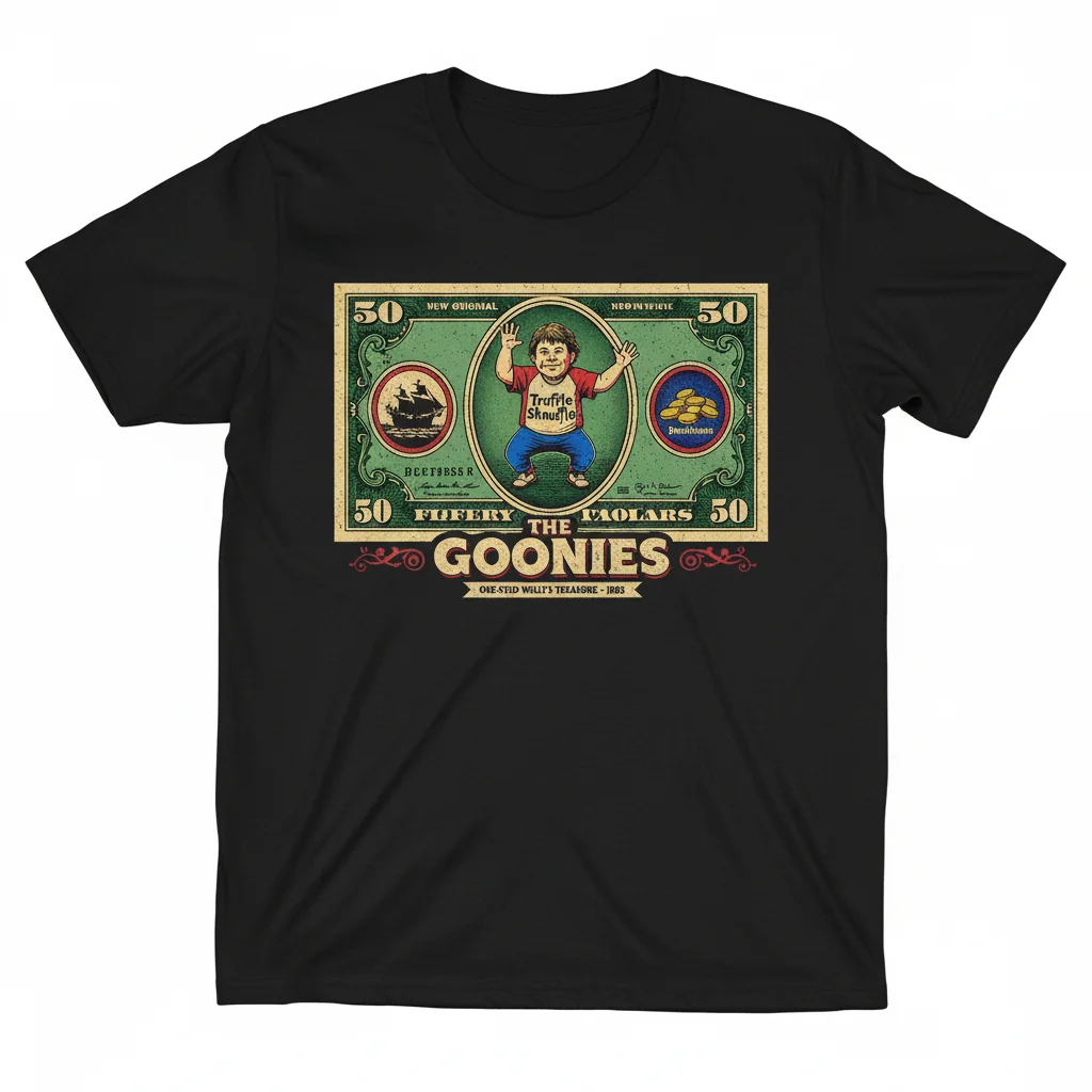 The Goonies "50 Dollar Bill" Essential Unisex T-Shirt – Retro Adventure Tee