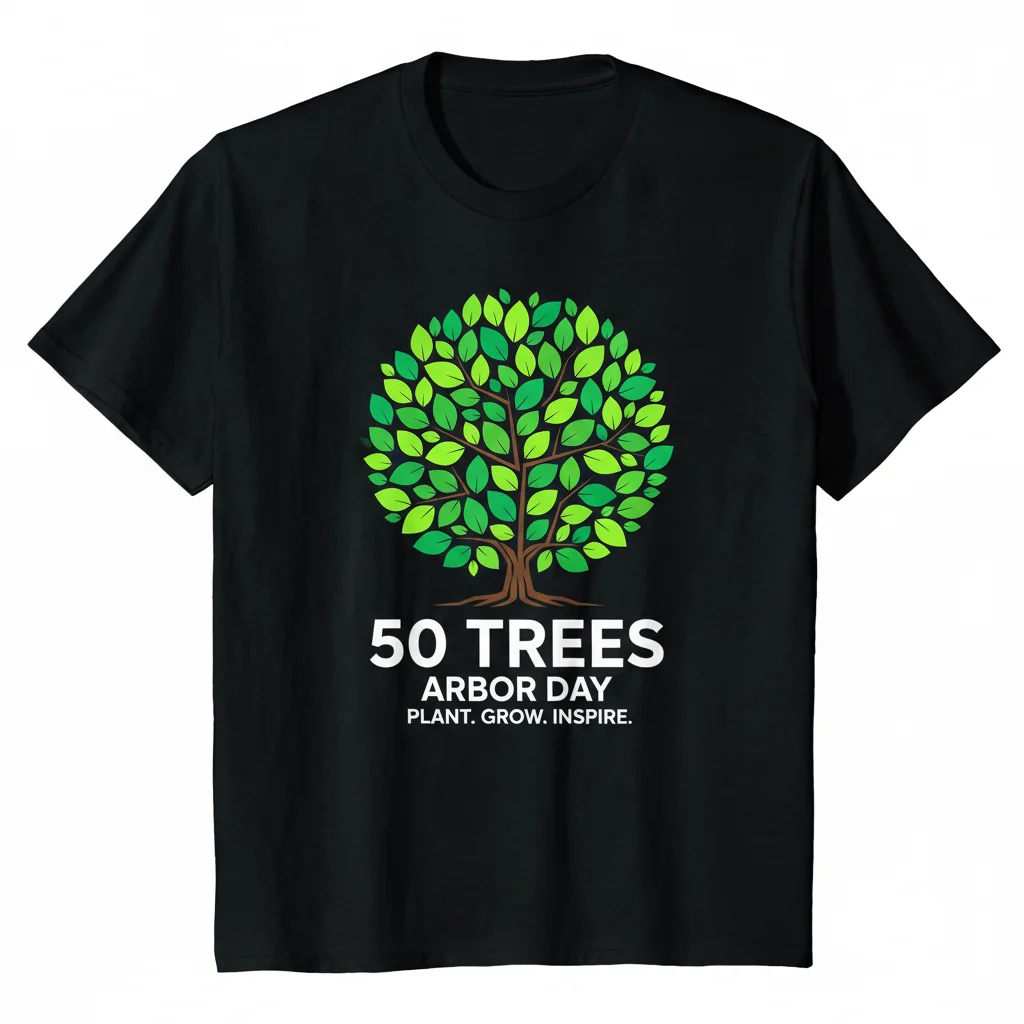 Arbor Day '50 Trees' Forester & Arborist Gift Essential T-Shirt