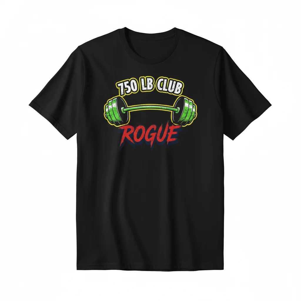750 LB Club Rogue Gym Shirt – Premium Fitness Tee