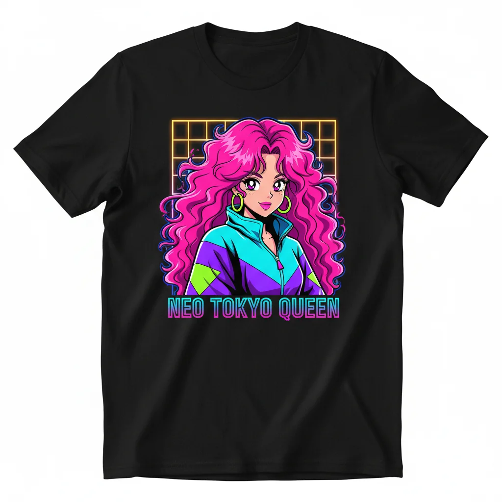 Radical 80's Anime Vibe Tee