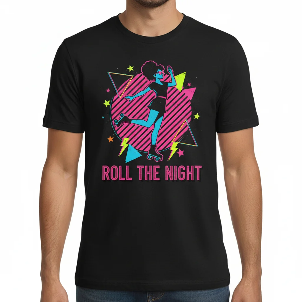 Embrace Your Inner 80s Retro Roller Skater Girl Essential T-Shirt