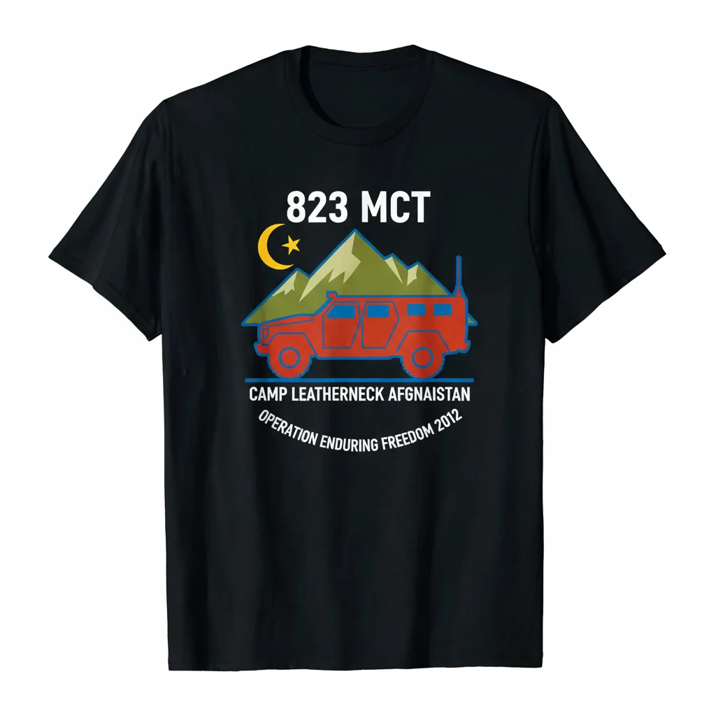 Camp Leatherneck OEF 2012 Commemorative Tee – A Tribute to Enduring Spirit