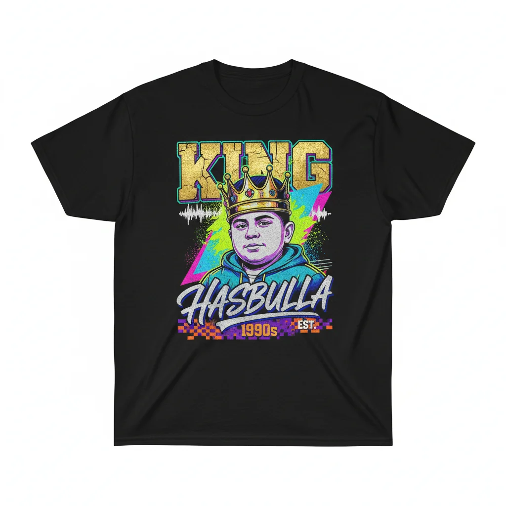 King Hasbulla Vintage Tee | 90s Streetwear Graphic