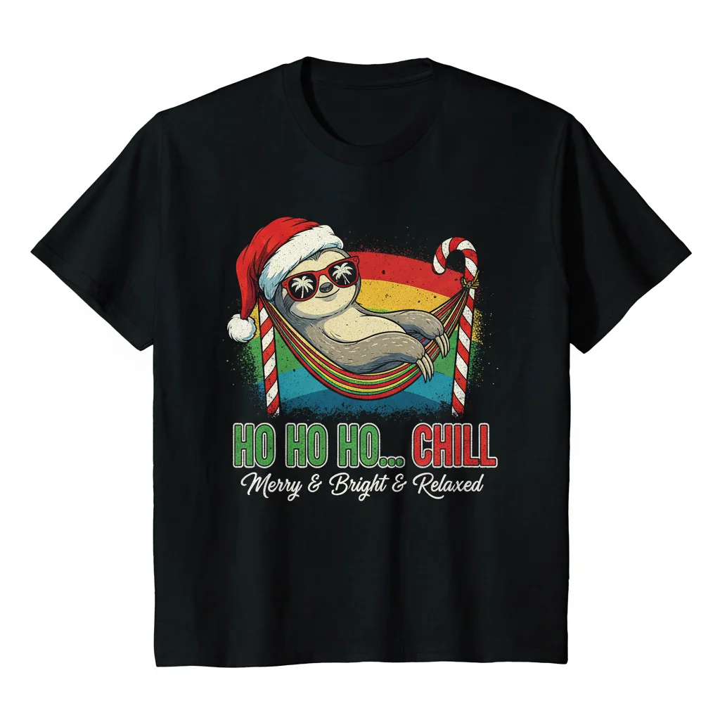 Chill Guy Ho Ho Ho Holiday Tee