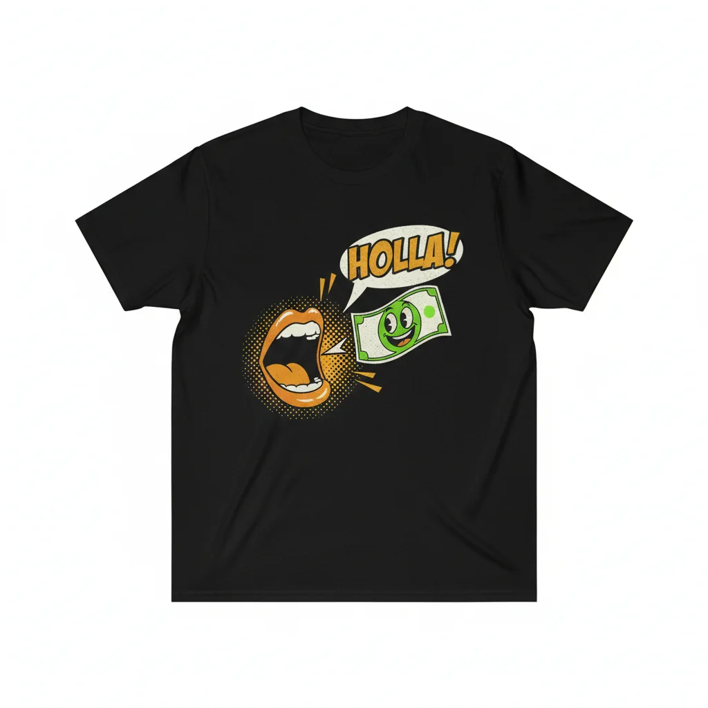 Dolla Holla Essential Tee: Lasting Comfort, Vibrant Style