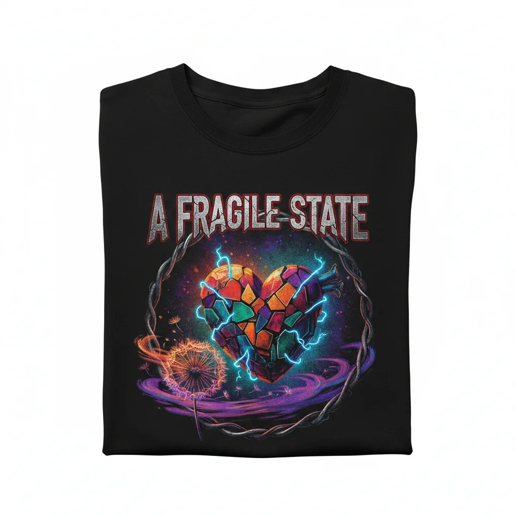 "A Fragile State" - Wearable Art Tee