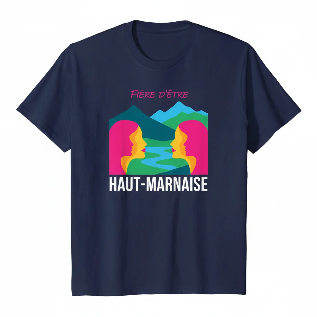 T-Shirt Essentiel "Une Haut-Marnaise" – Confort et Durabilité Garantis