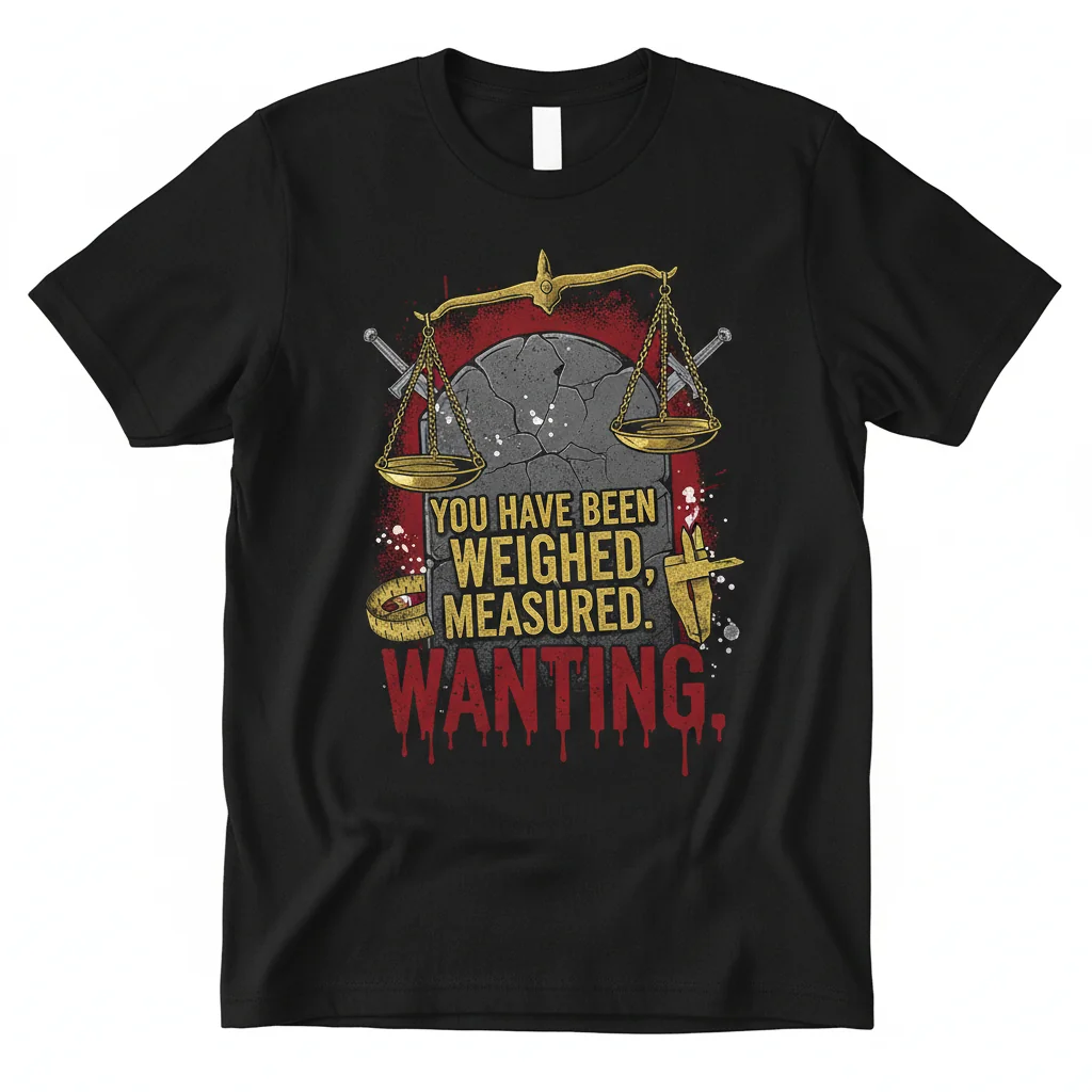 A Knight's Tale "Found Wanting" Essential T-Shirt - Iconic Quote Tee