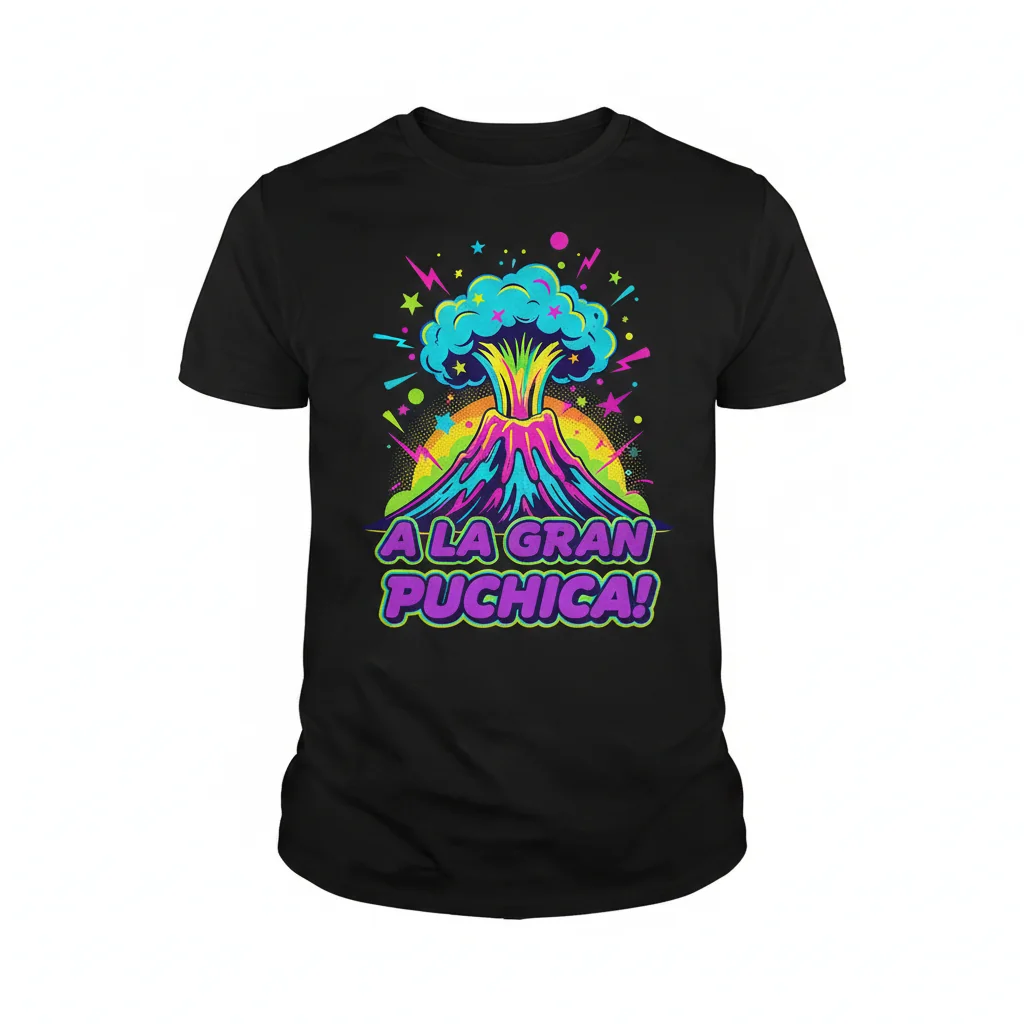 A LA GRAN PUCHICA - Playera Esencial con Diseño Latino Divertido