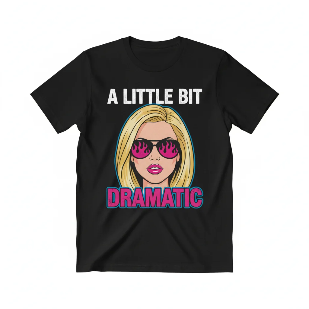 Regina George 'A Little Bit Dramatic' Essential Tee – Iconic Style, Lasting Comfort