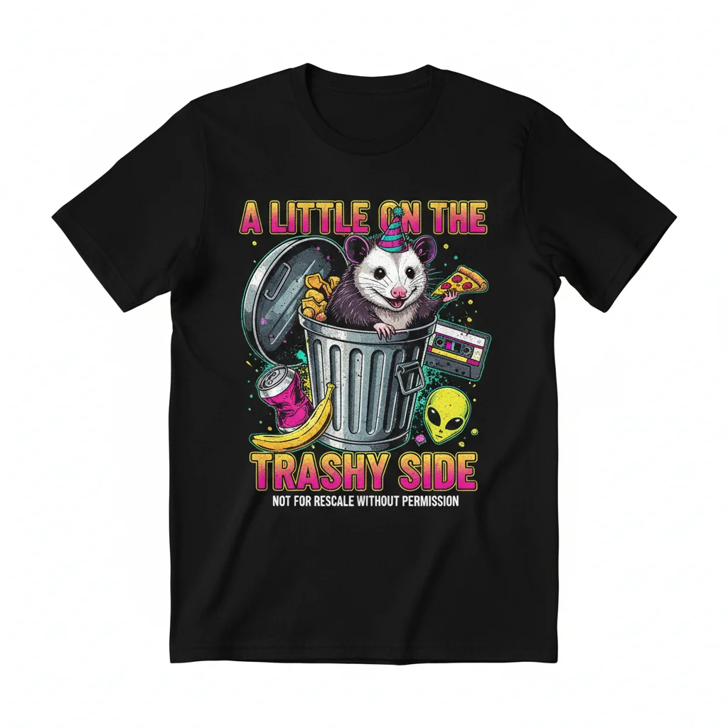 Embrace Your Edge: "A Little on the Trashy Side" Essential Tee