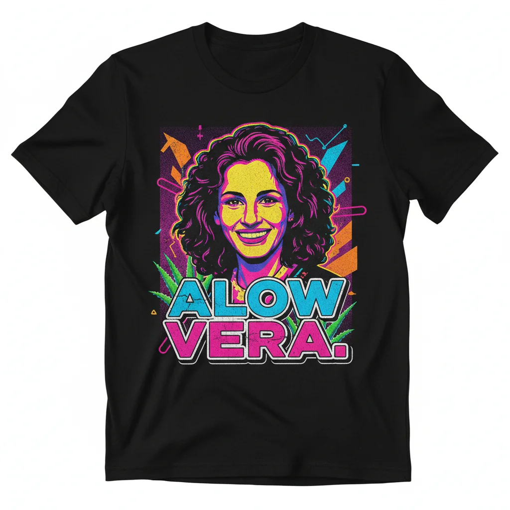 Aloe Vera Julia Roberts Husband Funny T-Shirt - Premium Ring-Spun Cotton Tee