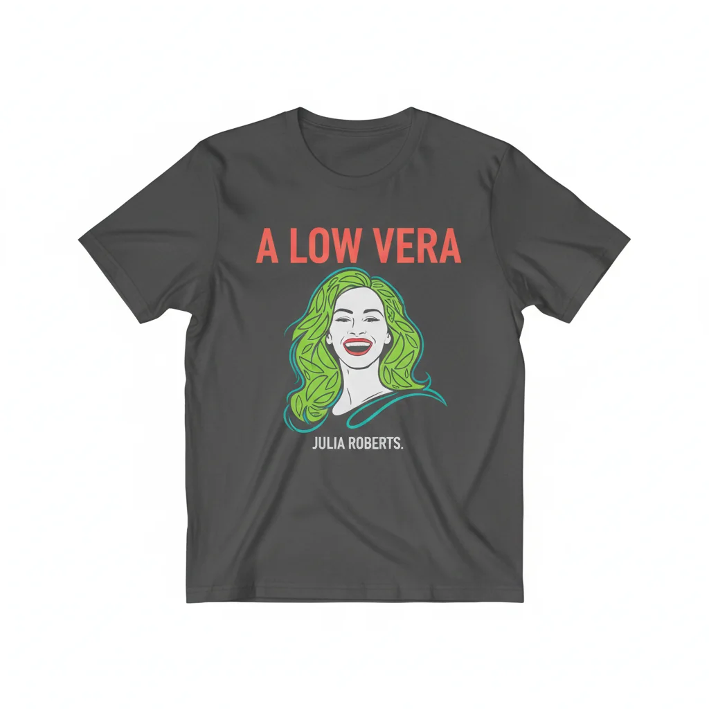 Aloe Vera Shirt: Julia Roberts Essential T-Shirt – Soft Cotton Tee