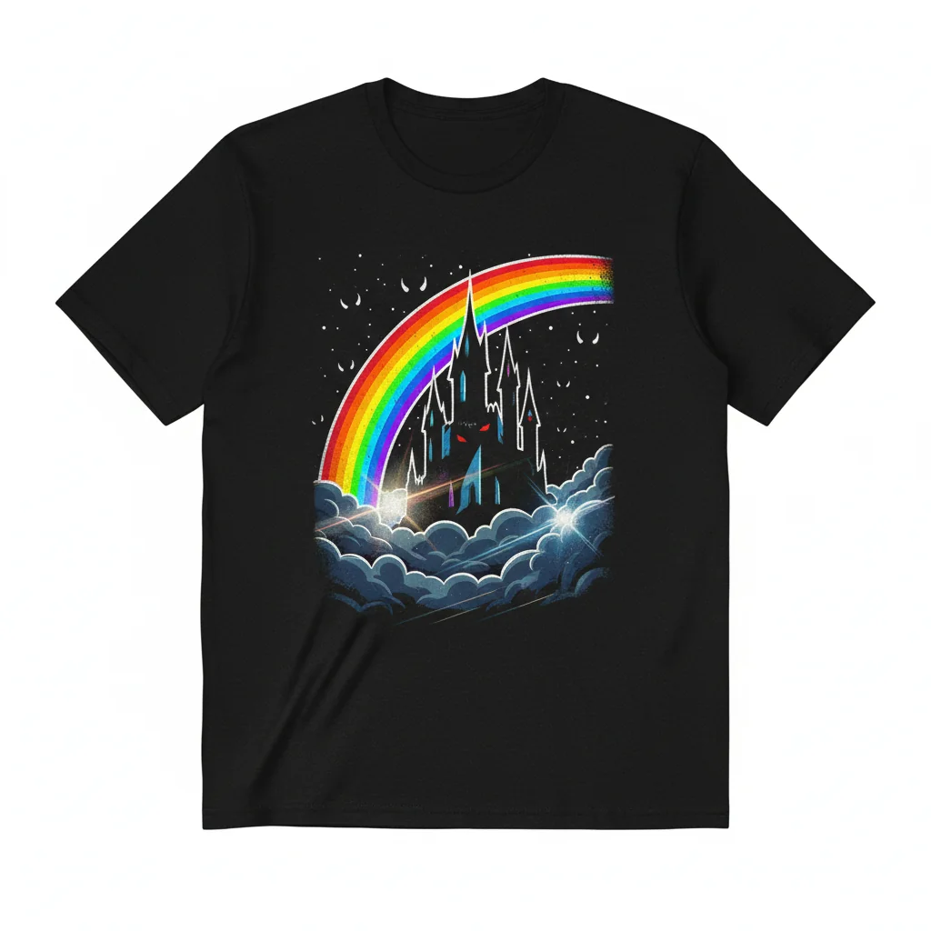 Rainbow In The Dark Canvas Tee