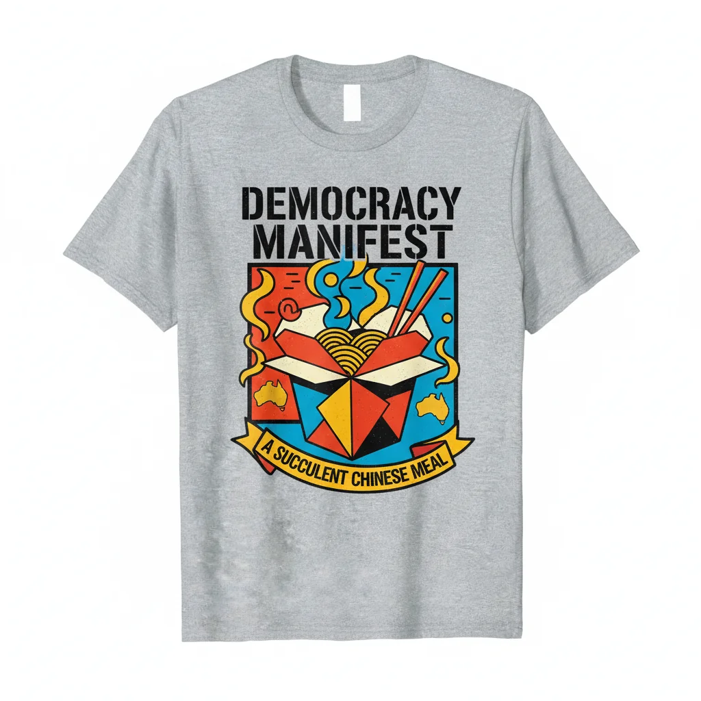 A Succulent Chinese Meal Democracy Manifest T-Shirt | Funny Meme Shirt