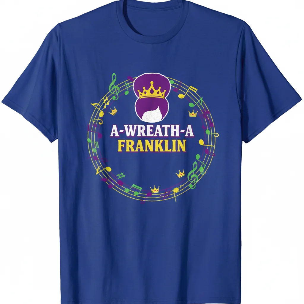 A-Wreath-A Franklin: The Soulful Bloom Tee