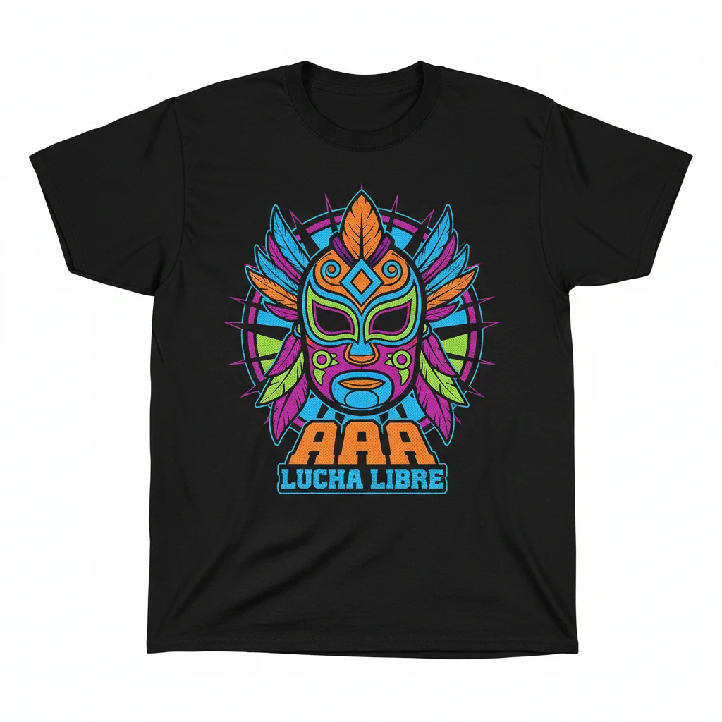 AAA Lucha Libre Essential T-Shirt – High-Quality Wrestling Fan Apparel