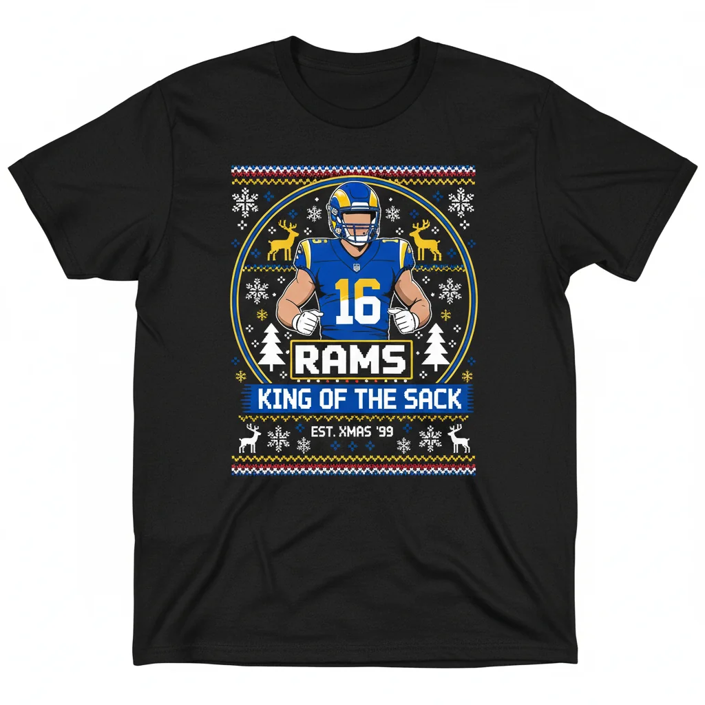 Aaron Donald Los Angeles Rams Ugly Christmas Sweater – Fan Durability & Comfort