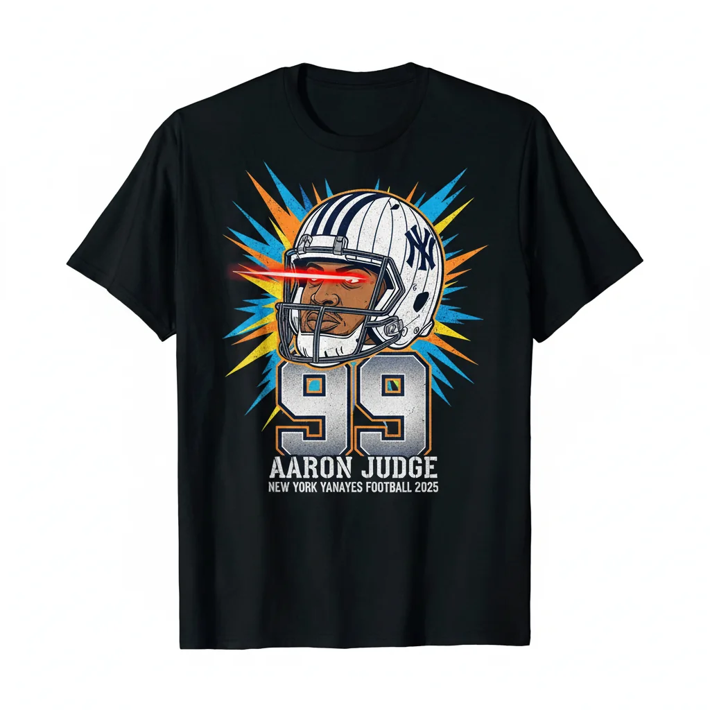 Aaron Judge '99' Laser Eyes Tee: 2025 Streetwear Drop