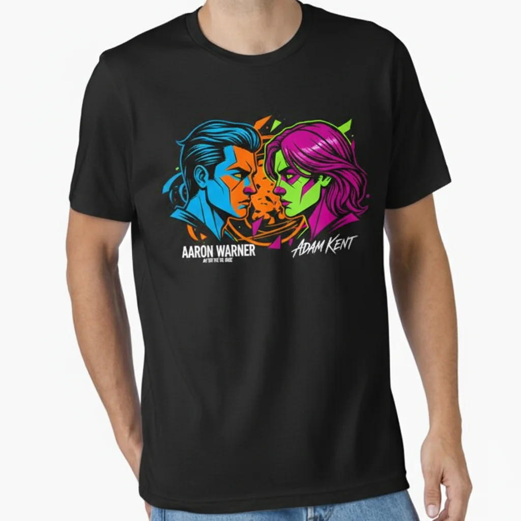 Aaron Warner & Adam Kent Fanart T-Shirt: Embrace the Story, Wear the Art