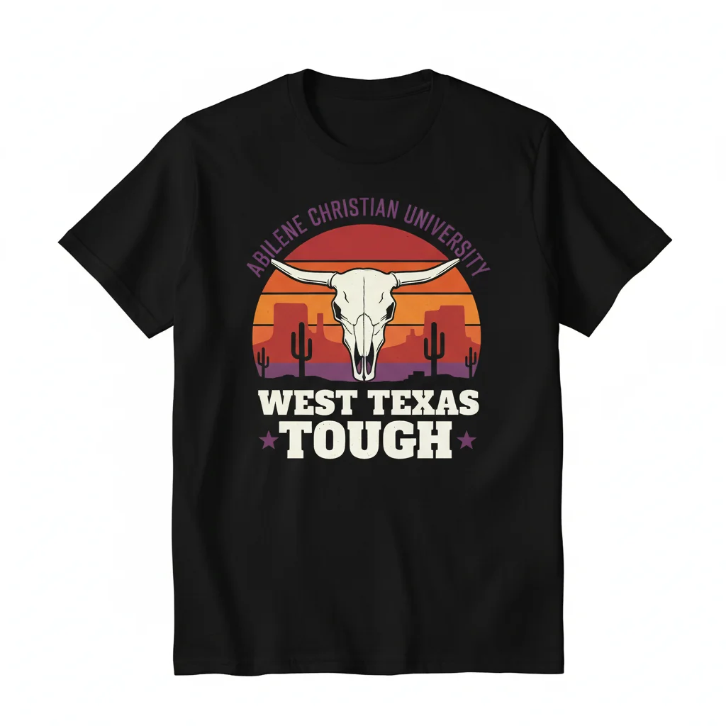 ACU West Texas Tough Tee: Unyielding Comfort, Lasting Spirit