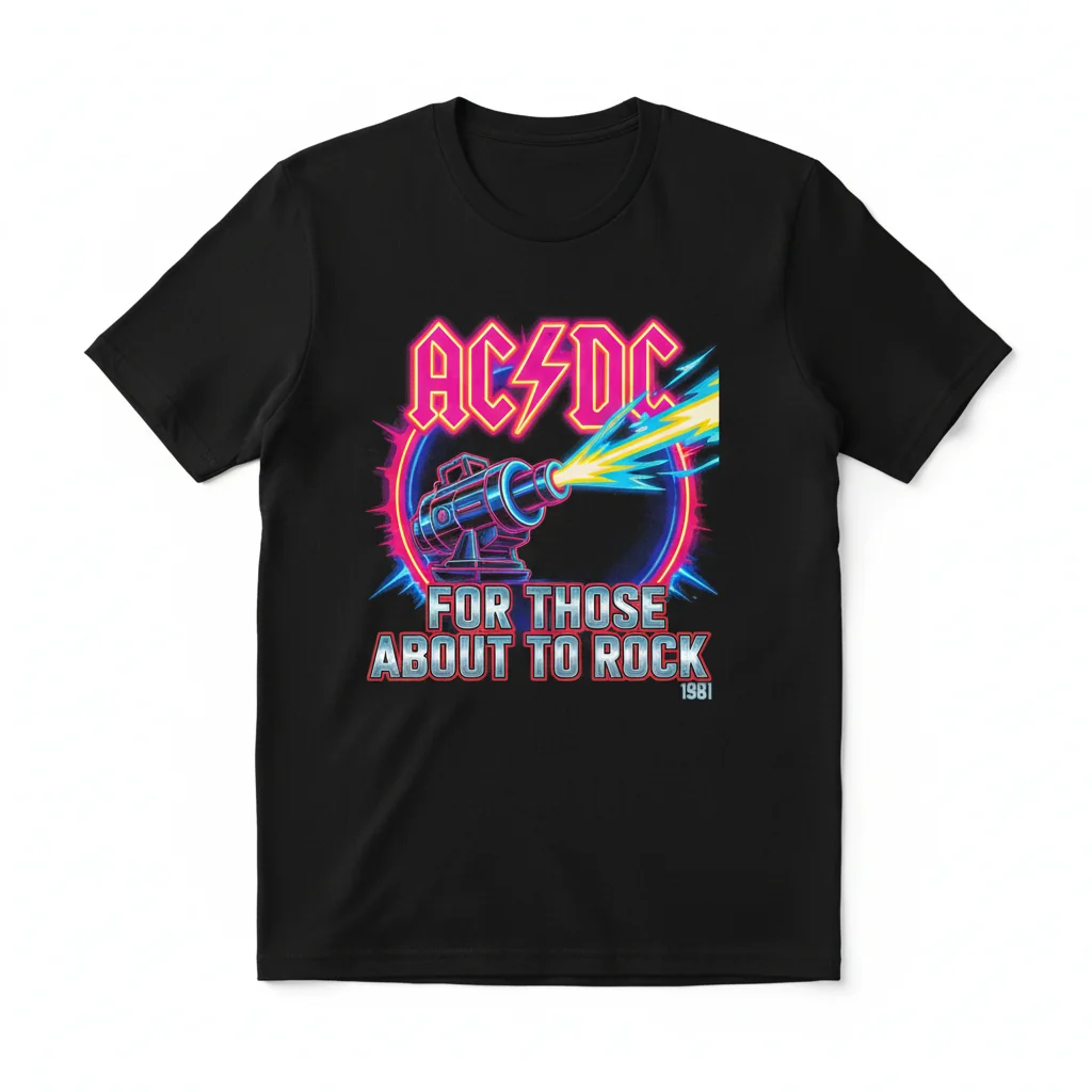 AC DC About to Rock Tee