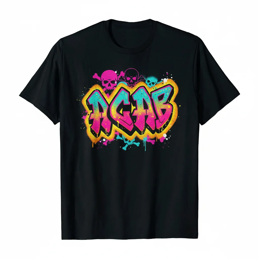 ACAB Graffiti – Premium Durable T-Shirt for Lasting Style