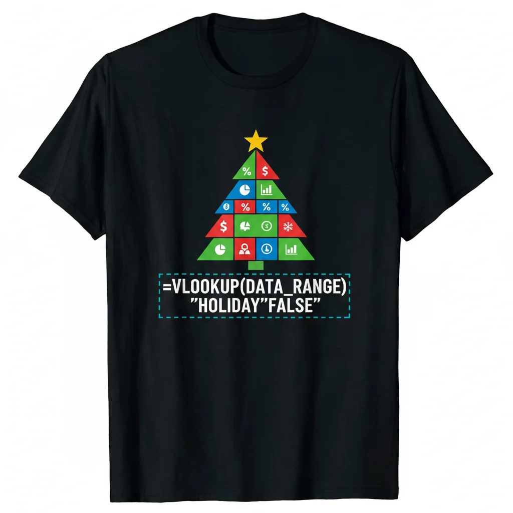 Accountant Finance Data Analyst Ugly Christmas Excel Nerd Sweater