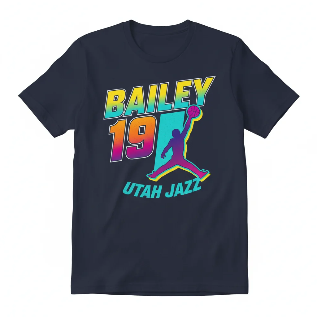 Ace Bailey 19 Utah Jazz Elite Tee