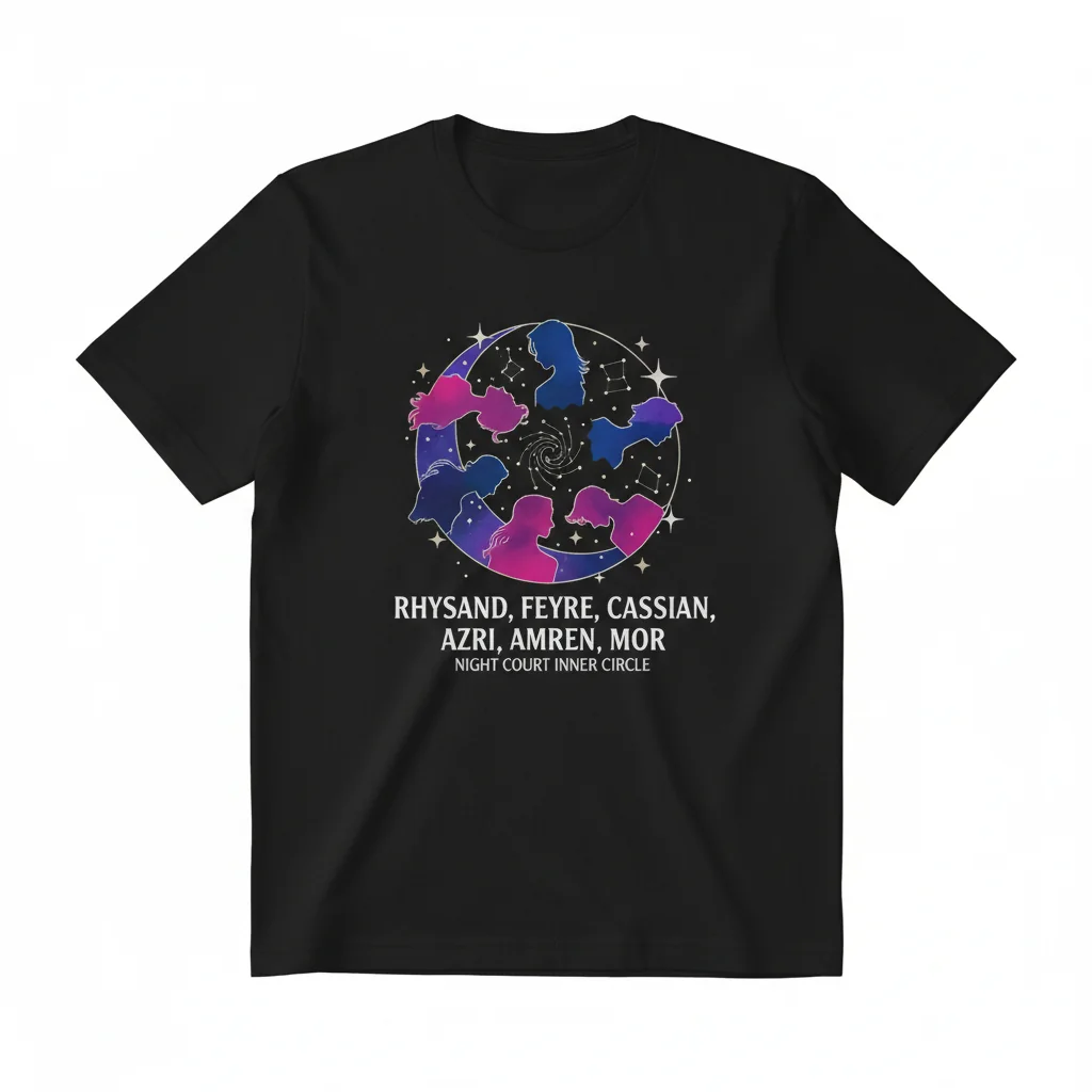 Acotar Night Court Inner Circle Essential T-Shirt: Rhysand, Feyre & More