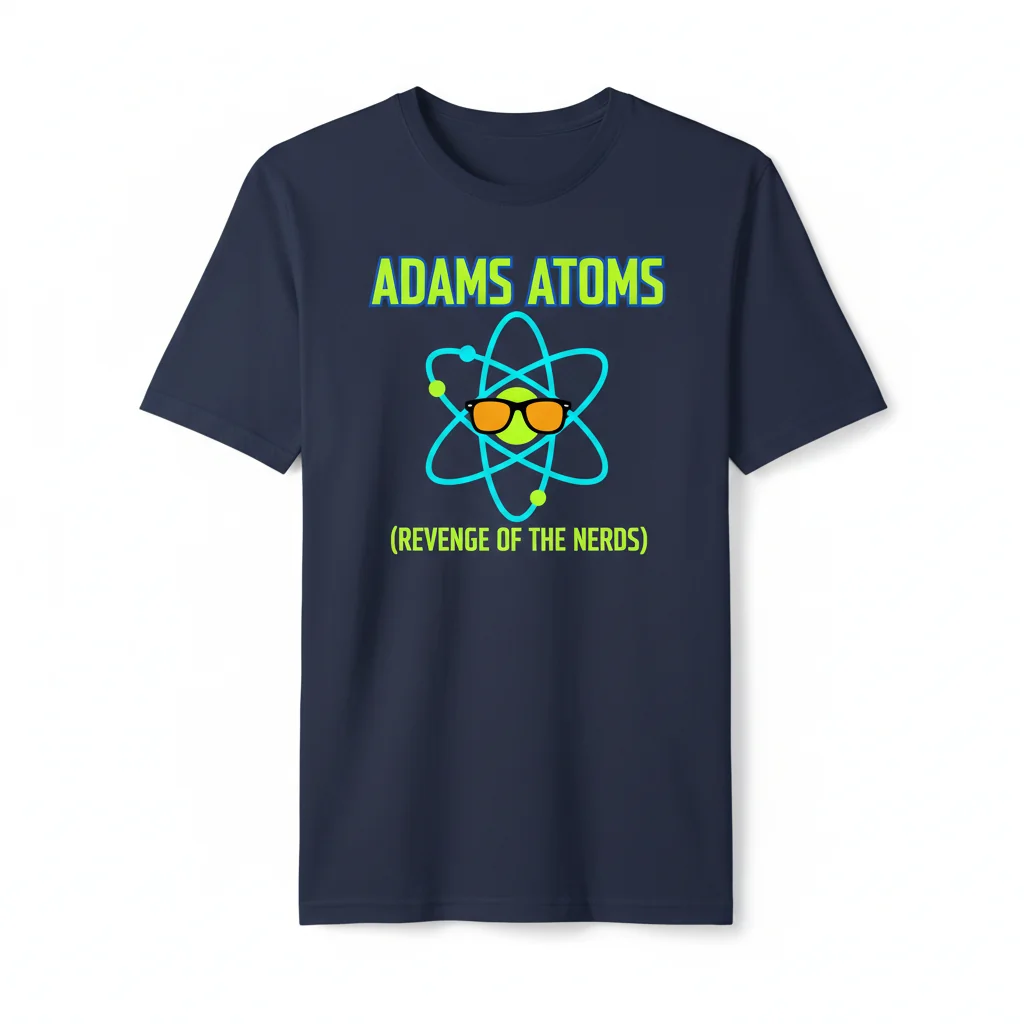 ADAMS ATOMS (Revenge of the Nerds) Durable Essential T-Shirt – Fade-Resistant & Perfect Fit