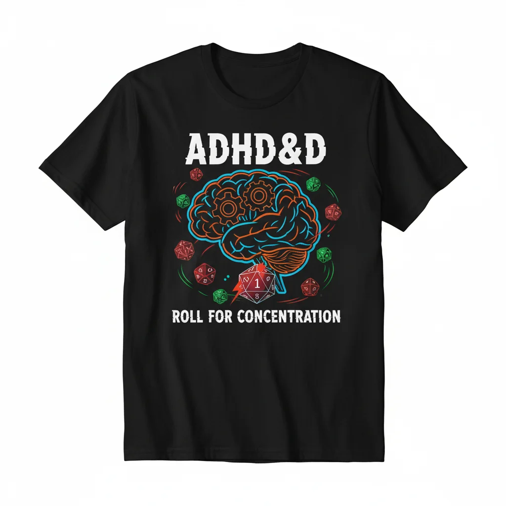 ADHD&D: Concentration Roll Tee