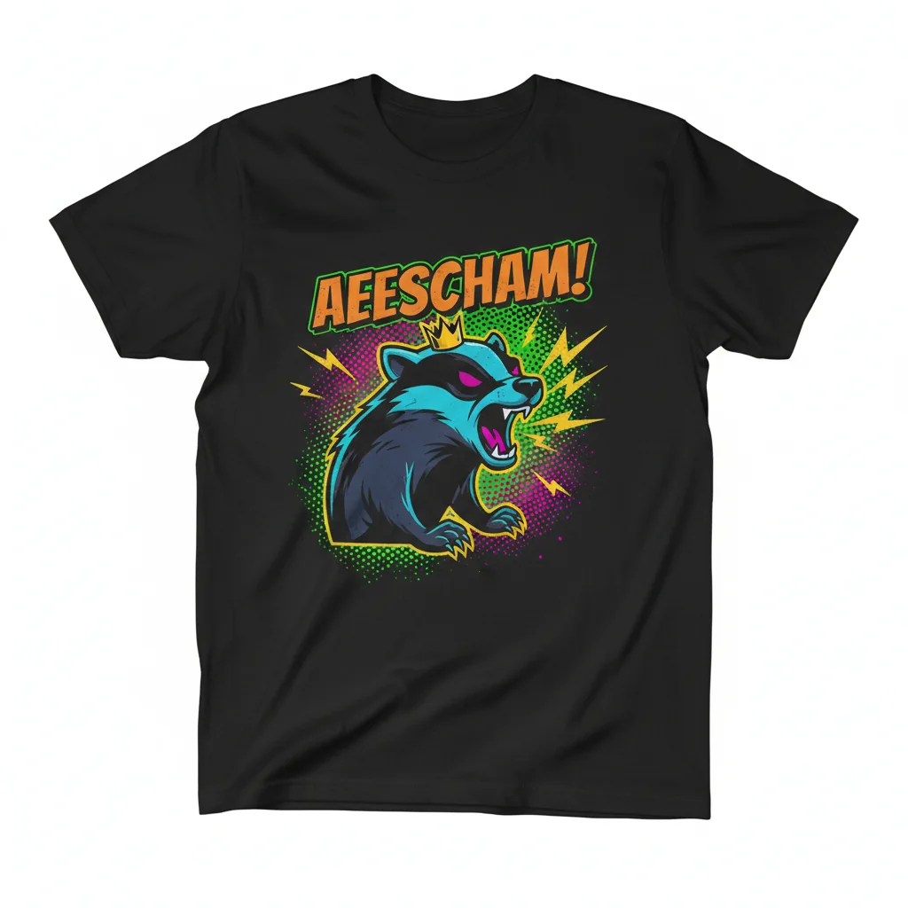 Aeescham! Ultimate Durability & Comfort T-Shirt – Fade-Resistant & Pre-Shrunk
