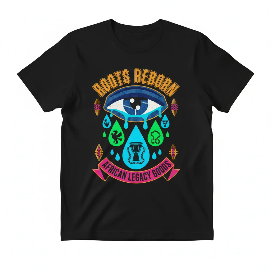 Denim Tears Style Shirt: Pre-Shrunk Heavyweight Cotton with Fade-Resistant Print