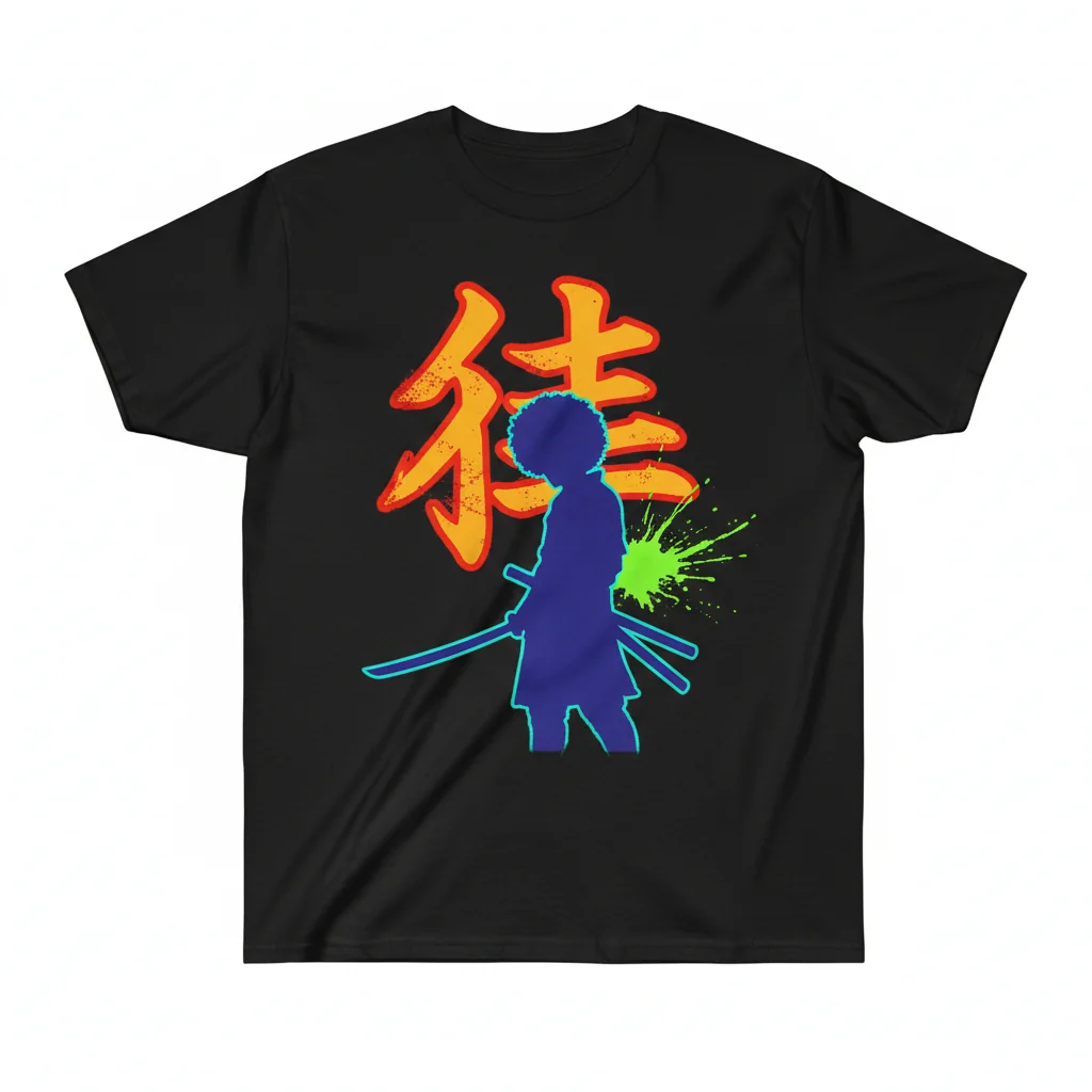 Afro Samurai Heavyweight T-Shirt - Men's S Black