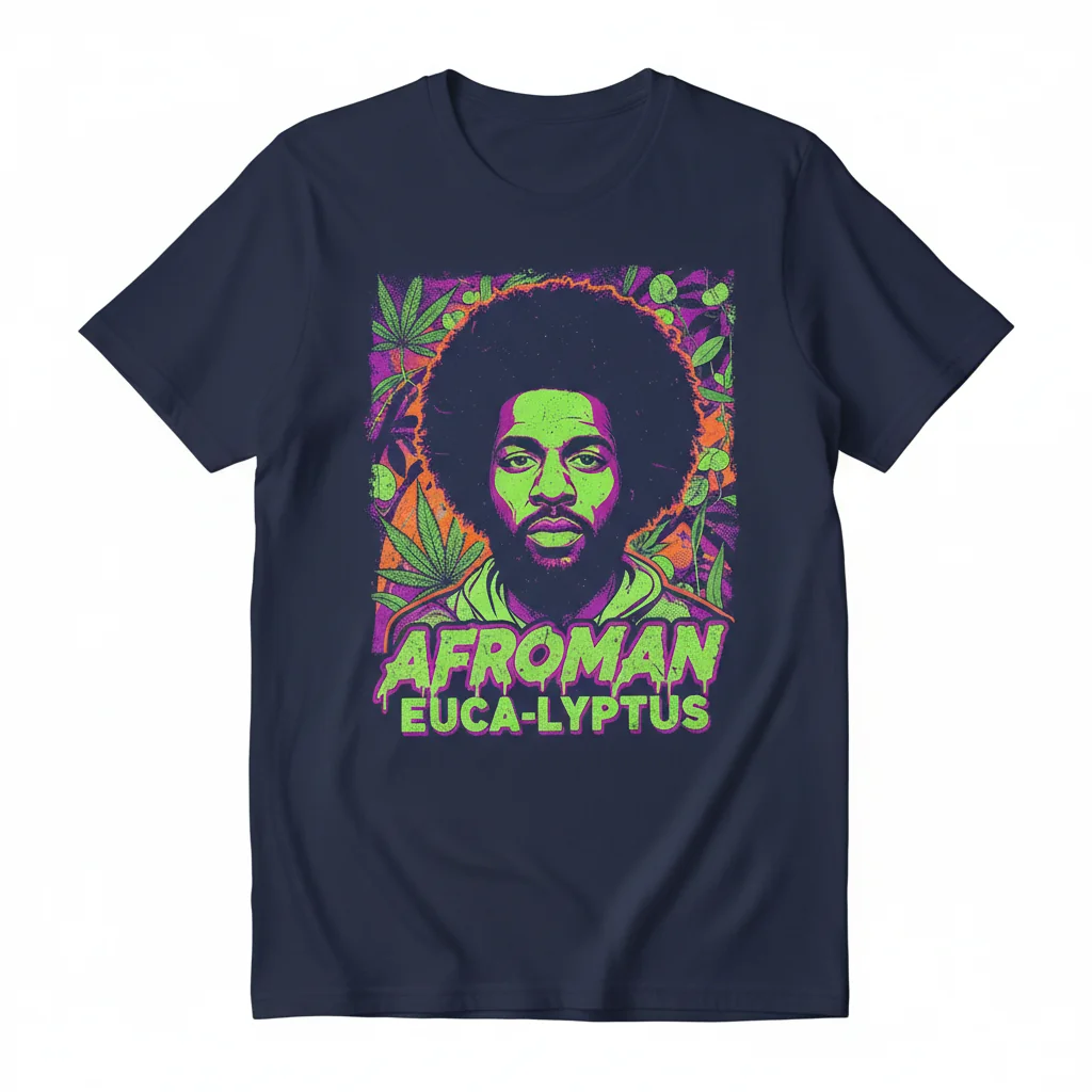Afroman Classic Fit T-Shirt - Large & Durable (4XL Eucalyptus)