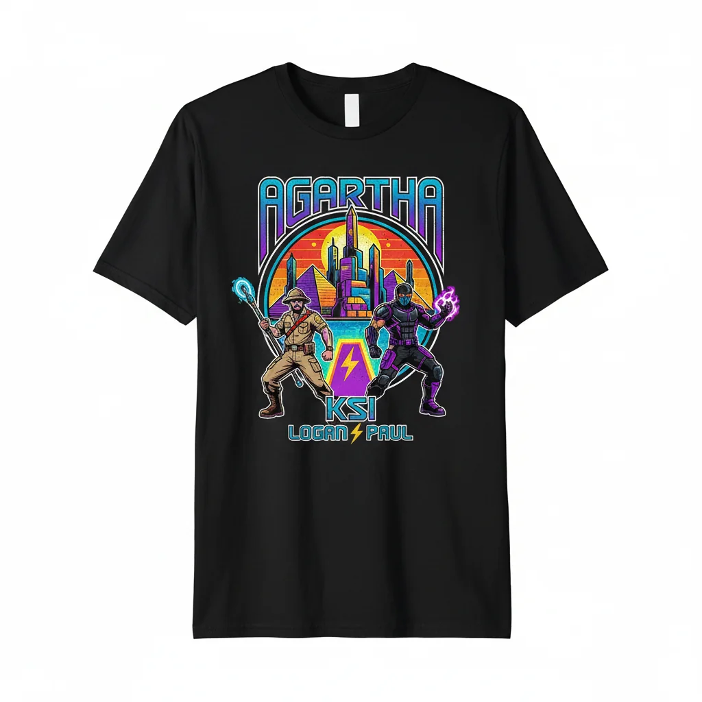 Agartha KSI-Logan Paul Tee: Essential Streetwear Vibe
